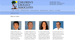 Desktop Screenshot of childrensurologyflorida.com